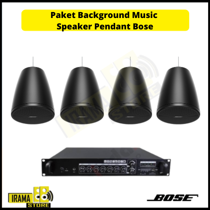 Paket Background Music Speaker Ceiling Pendant Bose DM3P - 4 Speaker